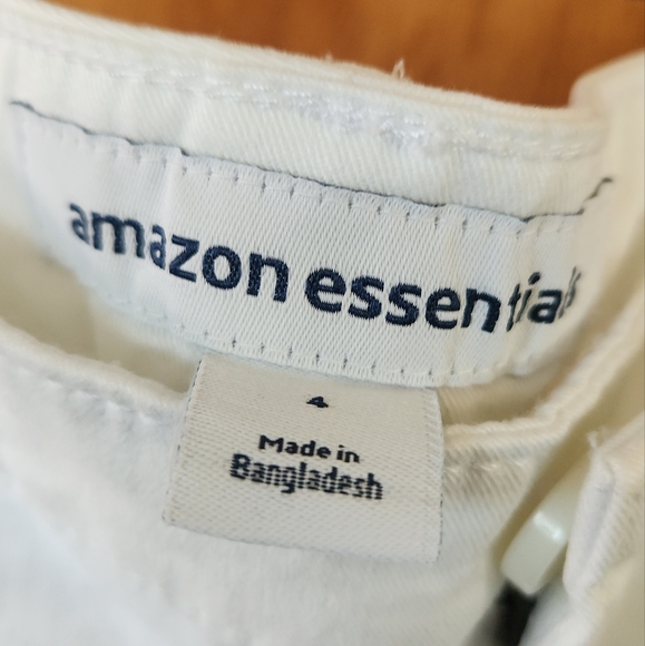 White Amazon Essentials size 4 - Picture 3 of 4